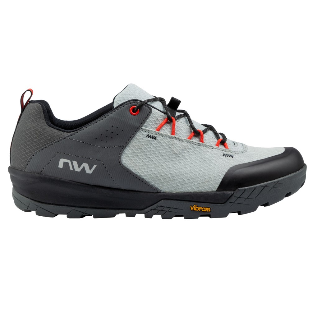 Zapatillas Northwave ROCKIT Gris Claro-Rojo Fluo