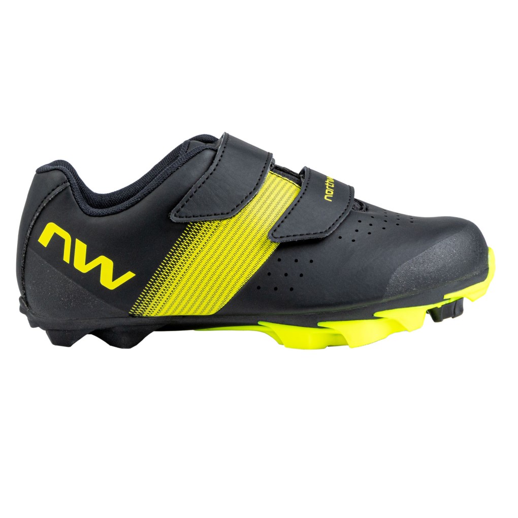 Zapatillas Northwave HAMMER JUNIOR Negro-Amarillo Fluo