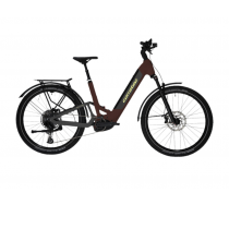 Bicicleta Corratec E-Power MTC 100 Wave CX6 Marrn-Gris Oscuro-Verde