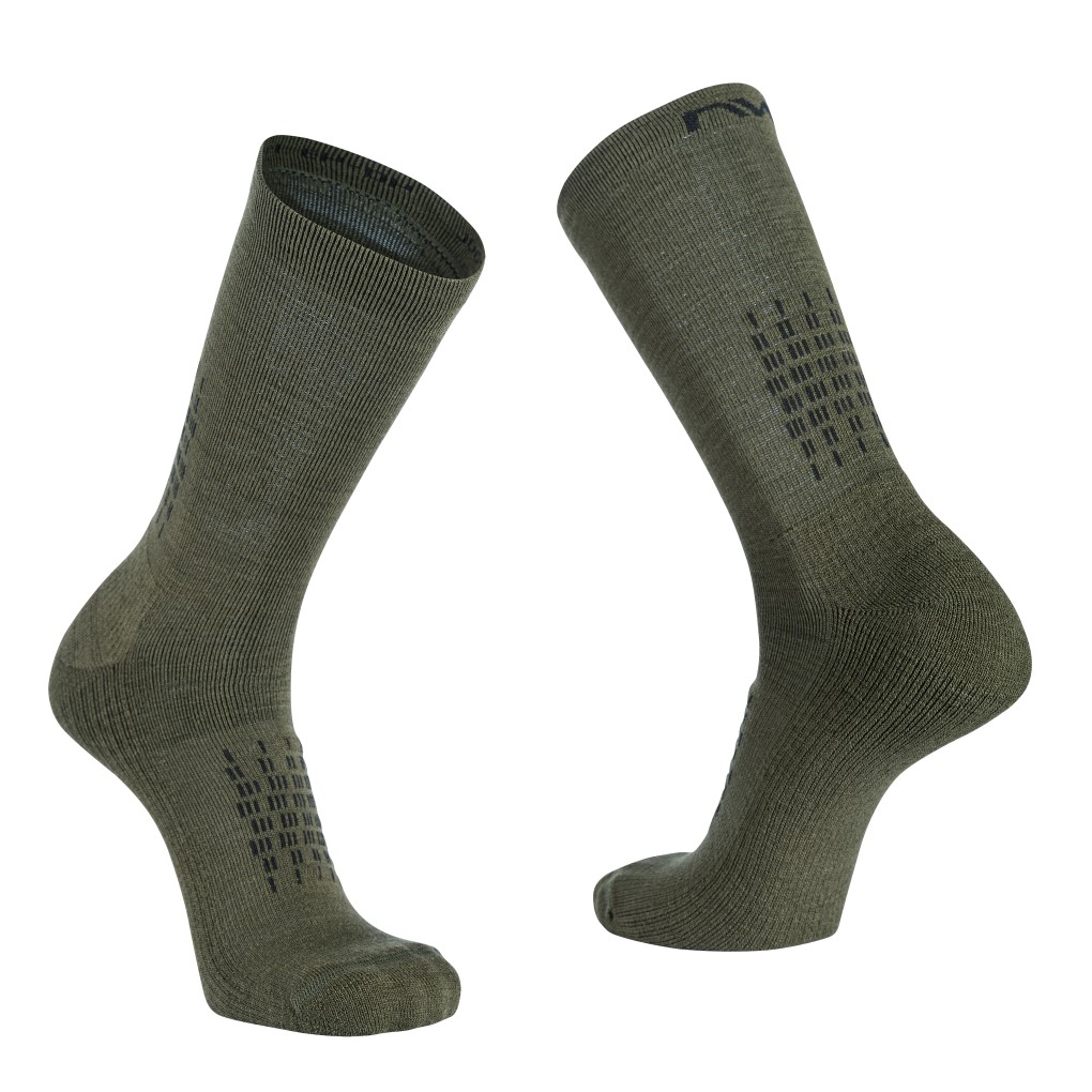 Calcetines Northwave Alto FAST WINTER Verde Forest-Negro 2023-24