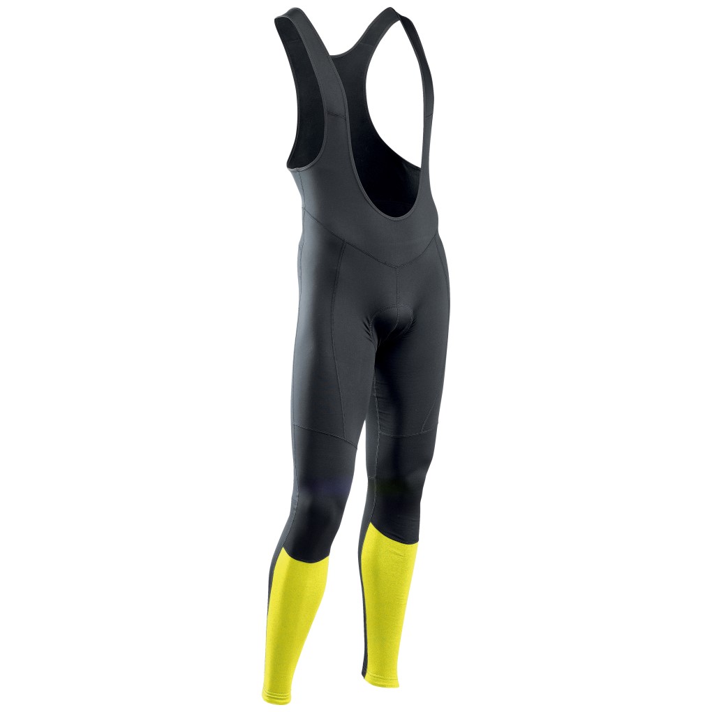 Culote Largo Northwave FORCE 2 MS Negro-Amarillo Fluo 2024-25