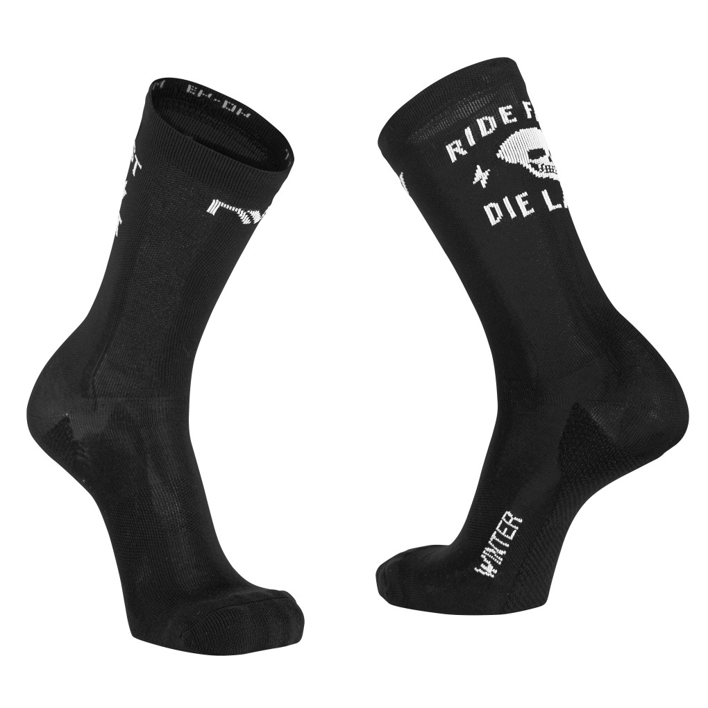 Calcetn Northwave RIDE FAST  DIE LAST Negro 2025-26