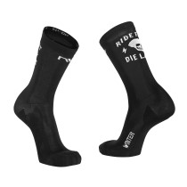 Calcetn Northwave RIDE FAST  DIE LAST Negro 2025-26
