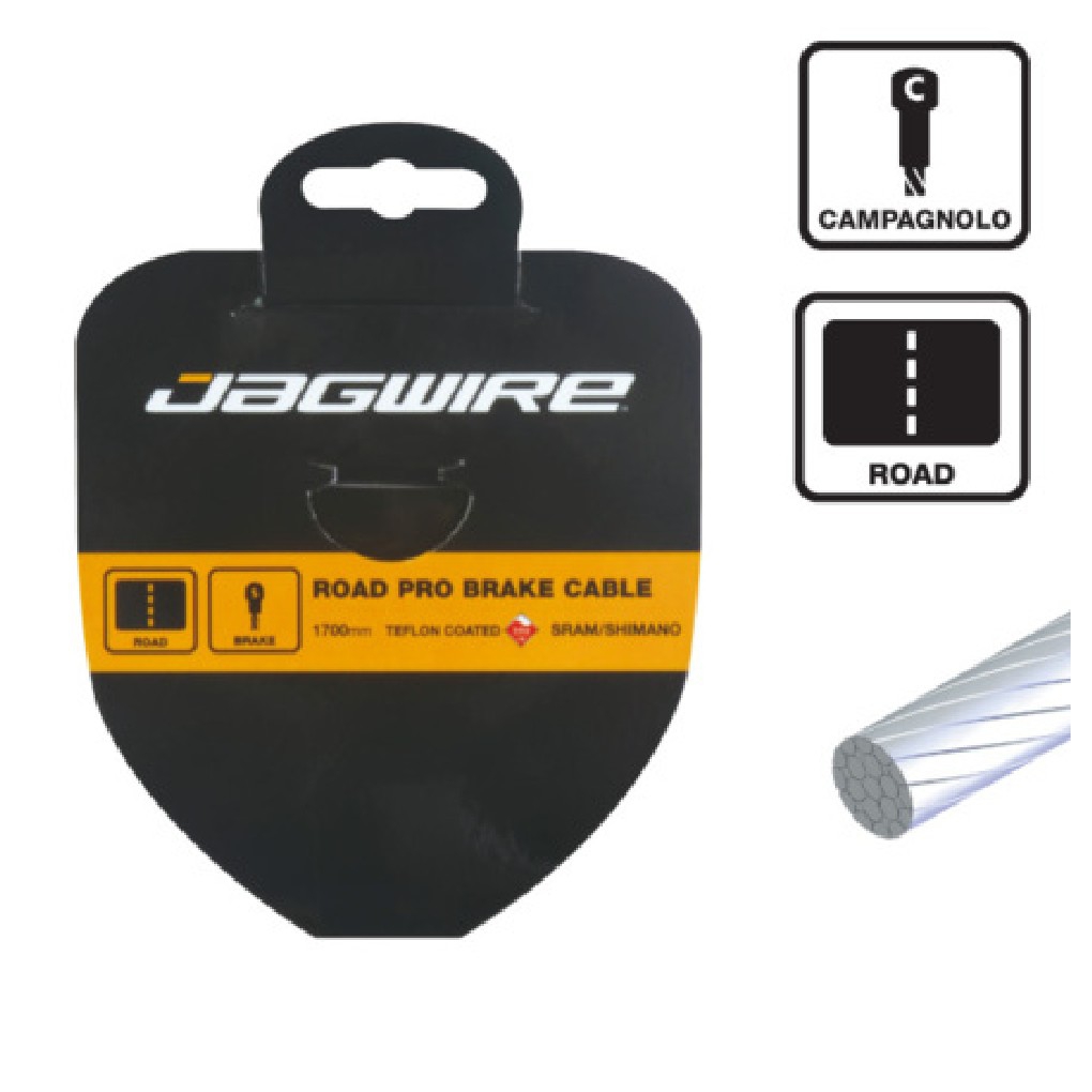 Cabo do Travo Jagwire Carretera Slick Stainless 1.5x2000mm Campagnolo