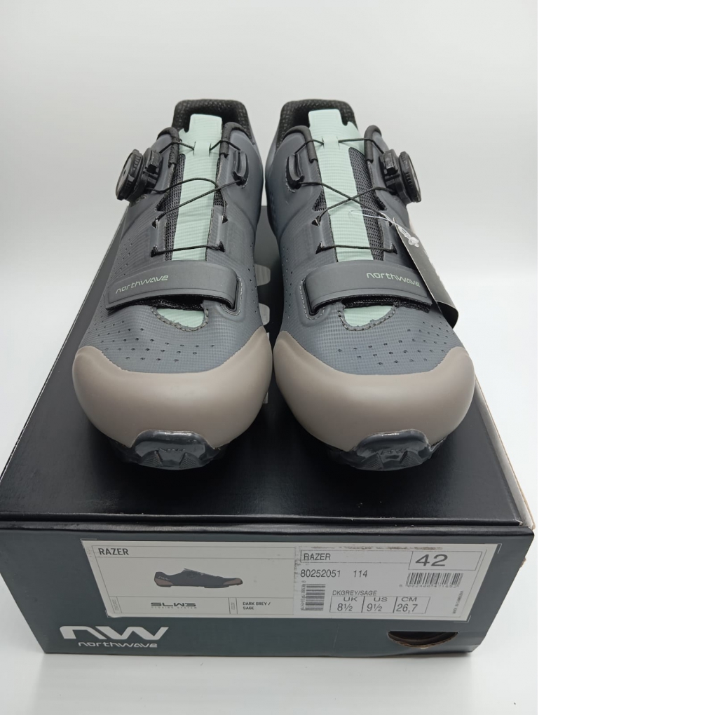 Zapatillas Northwave Razer Gris Oscuro-Gris