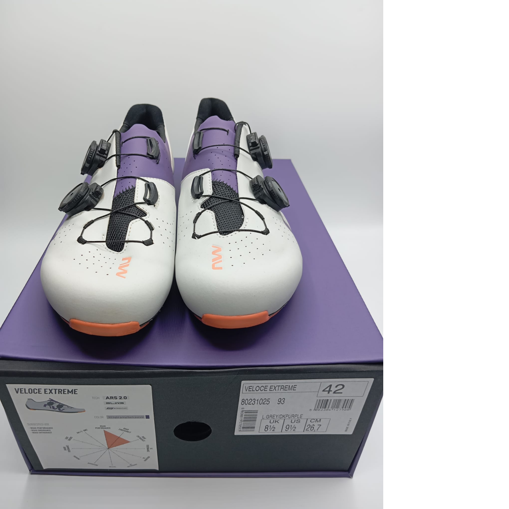 Zapatillas Northwave Veloce Extreme Gris Claro-Morado
