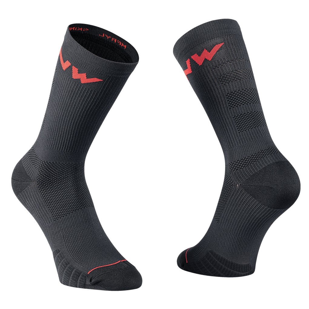 Meia EXTREME PRO Preto-Vermelho NORTHWAVE