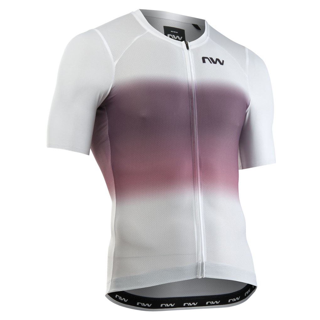 Maillot Northwave m/c BLADE AIR Blanco-Malva