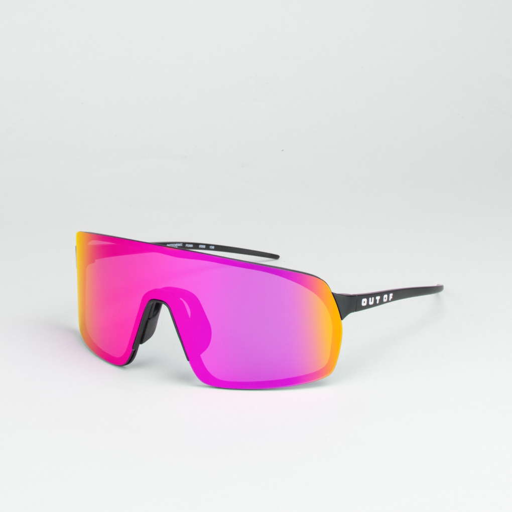 Gafas Deportivas Out Of Rams Logo Blanco Lente Violet MCI