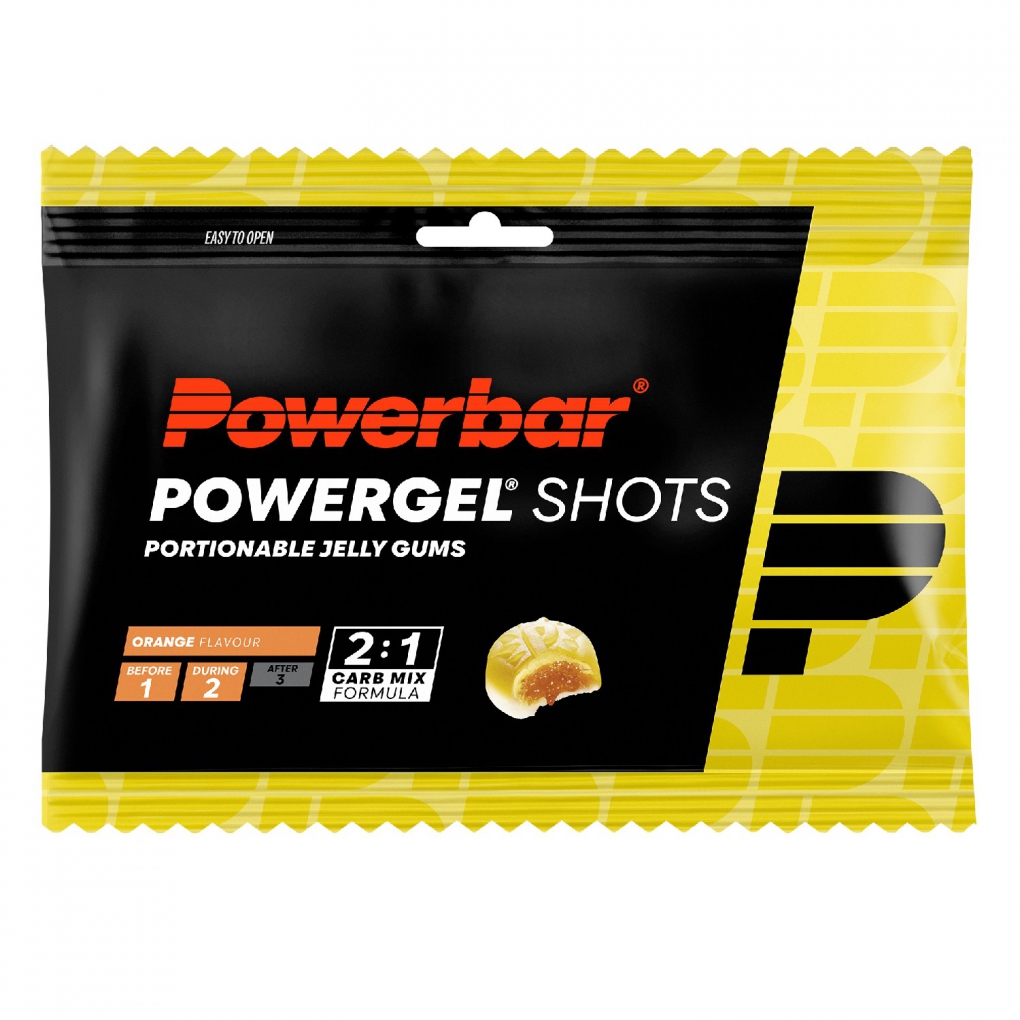 PowerBar PowerGel Shots Laranja 24 unidades