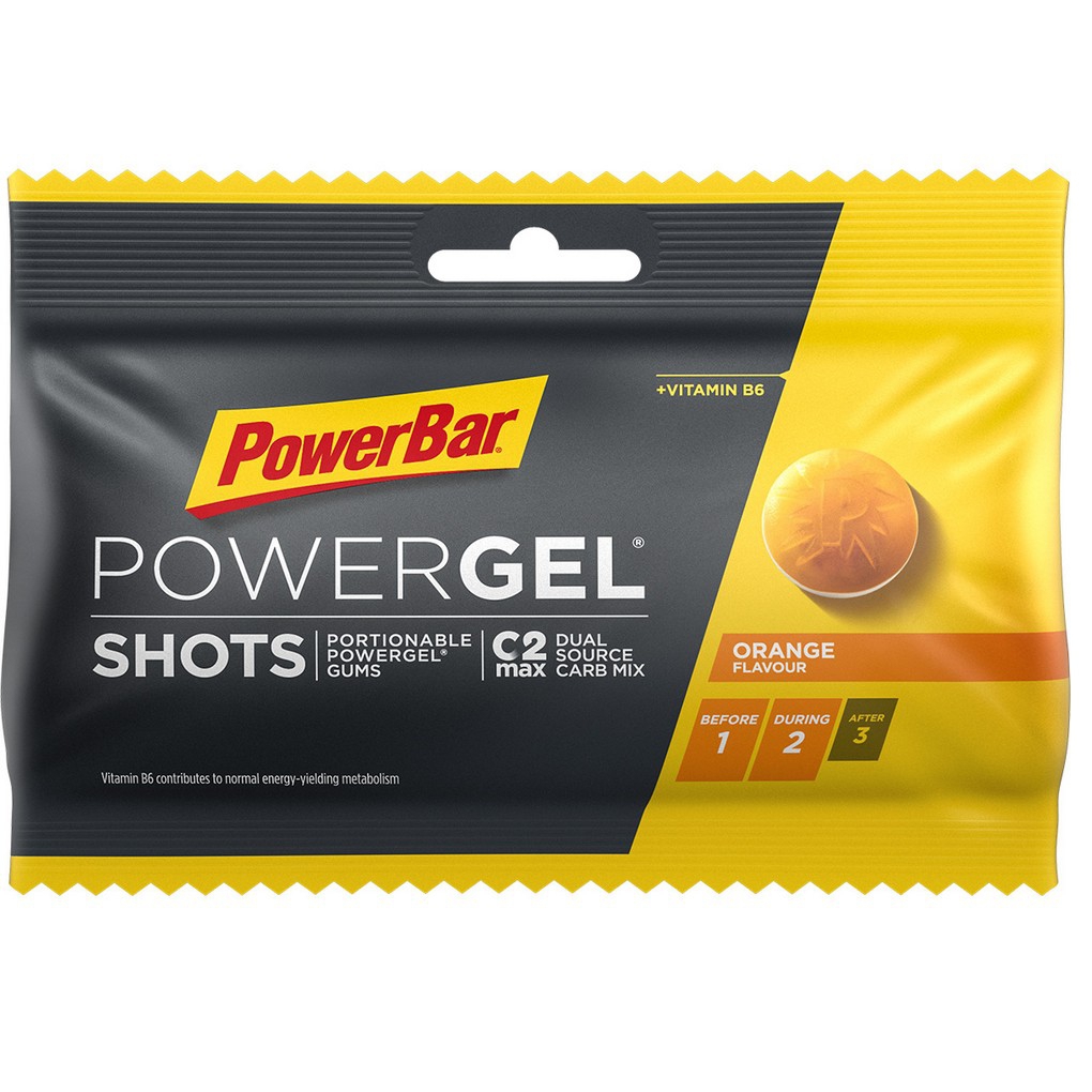 PowerBar PowerGel Shots Laranja 24 unidades