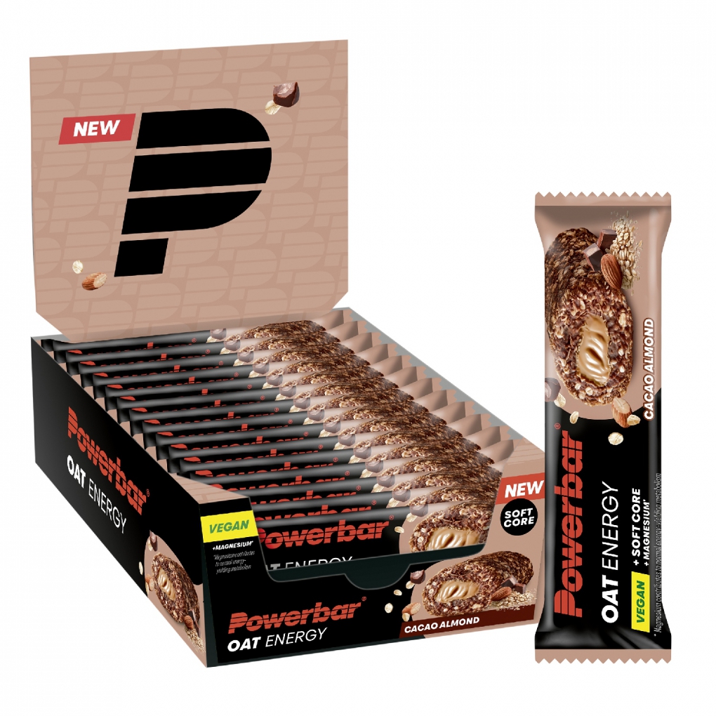 Barrita PowerBar Avena Chocolate, con relleno de Almendra 15u*50gr
