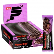  POWERBAR PROTEIN SOFT CORE CHOCOLATE NEGRO 12U.