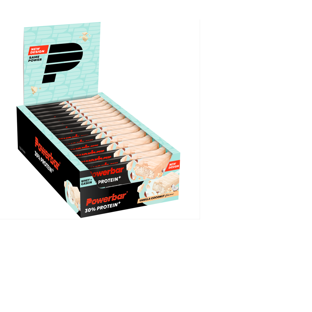 Barras PowerBar ProteinPlus 30% Baunilha Coco 15 unidades