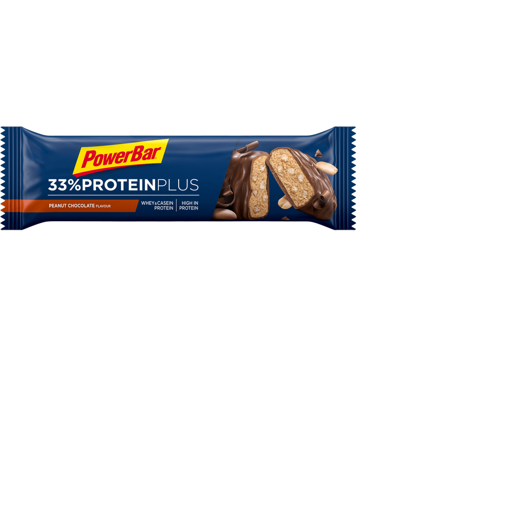 BarrasPowerBar ProteinPlus 33% Chocolate Amendoim 1 unidad
