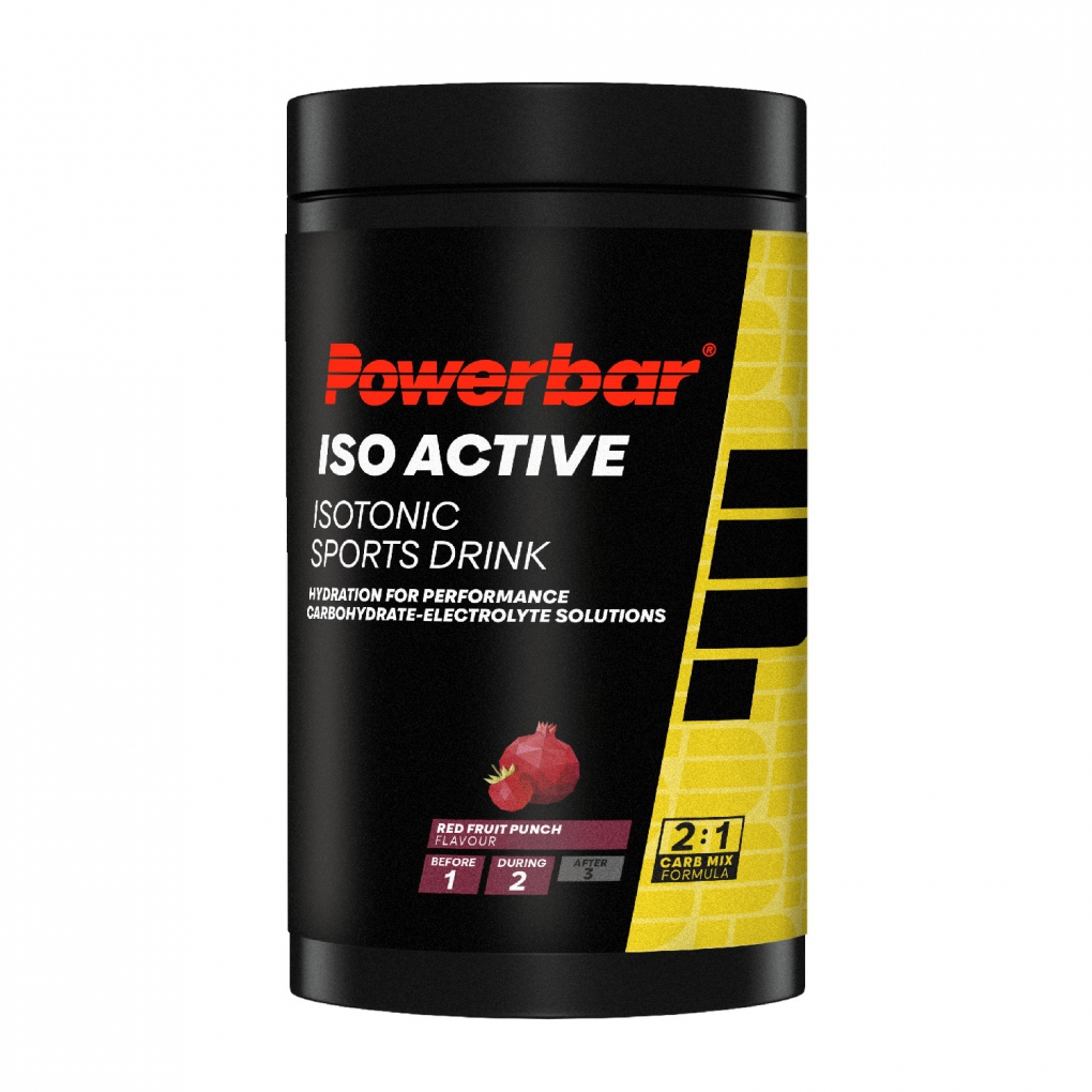 PowerBar Lata IsoActive Frutos Rojos 600gr