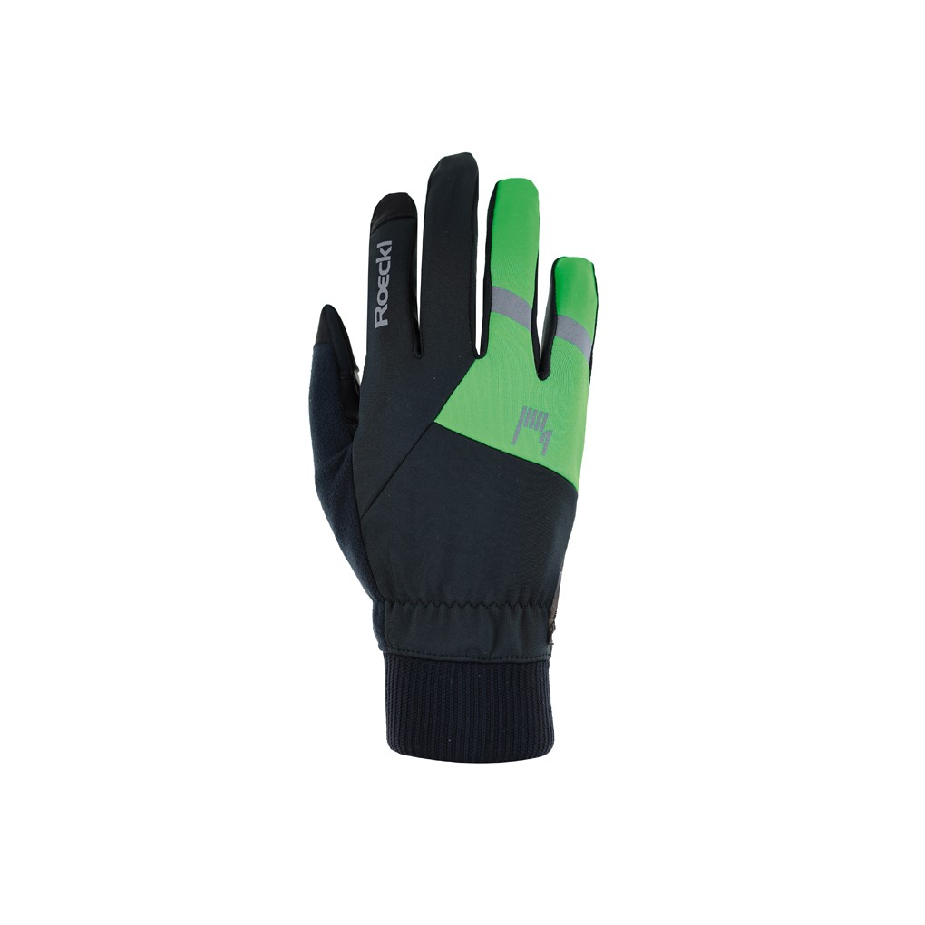 Guante Roeckl Rofan 2 Windproof Negro-Verde