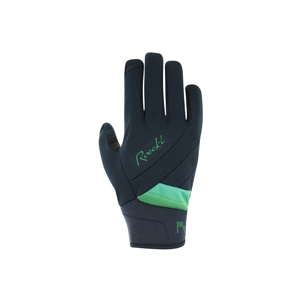 Guante Roeckl Waldau 2 Ladies Negro-Esmeralda