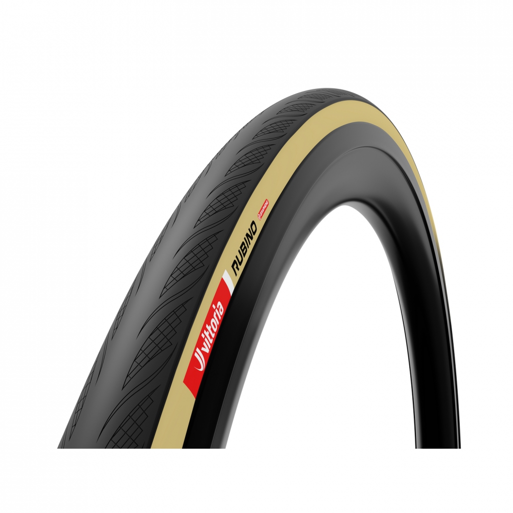 Cubierta Carretera Vittoria Rubino V 700x30c Fold tan-blk-blk G2.0 Novedad